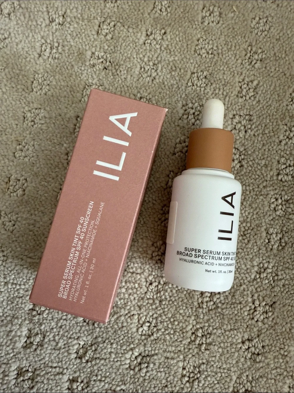 ILIA Super Serum Skin Tint SPF 40 ST9 Paloma New in Box